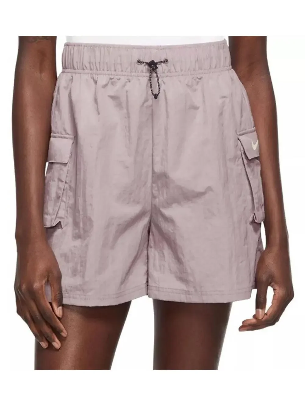 Nike Women’s Loose Fit Woven Cargo Shorts DM6247-019 Platinum Violet Size XS